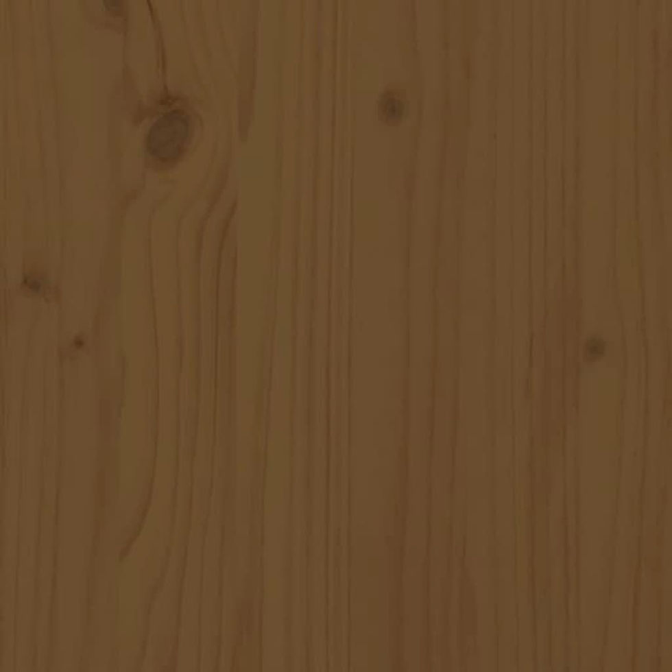 Thumbnail: vidaXL Dog Bed Honey Brown 65.5x50.5x28 cm Solid Wood Pine