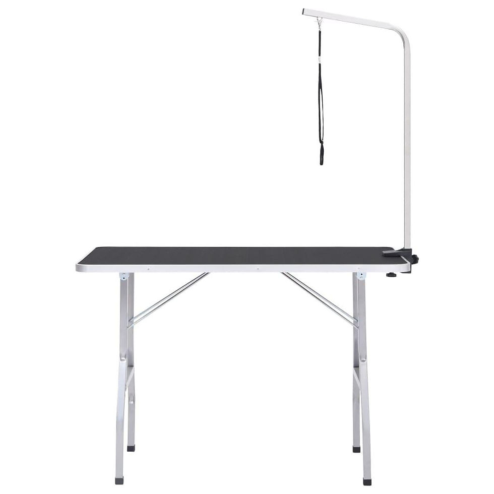 Thumbnail: vidaXL Adjustable Dog Grooming Table with 1 Loop