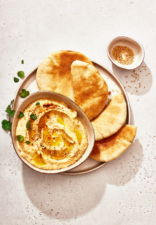 Hummus Foodstyling Photography