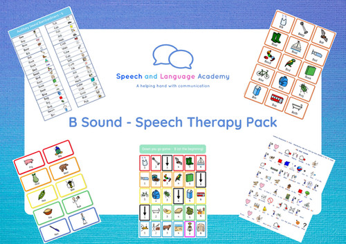 B Sound - Speech Therapy Activity Pack | Speech and Language