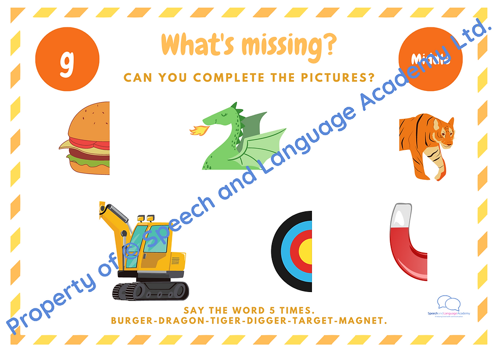 Thumbnail: Speech Sound Bundle - What's Missing Game (over 50% discount)