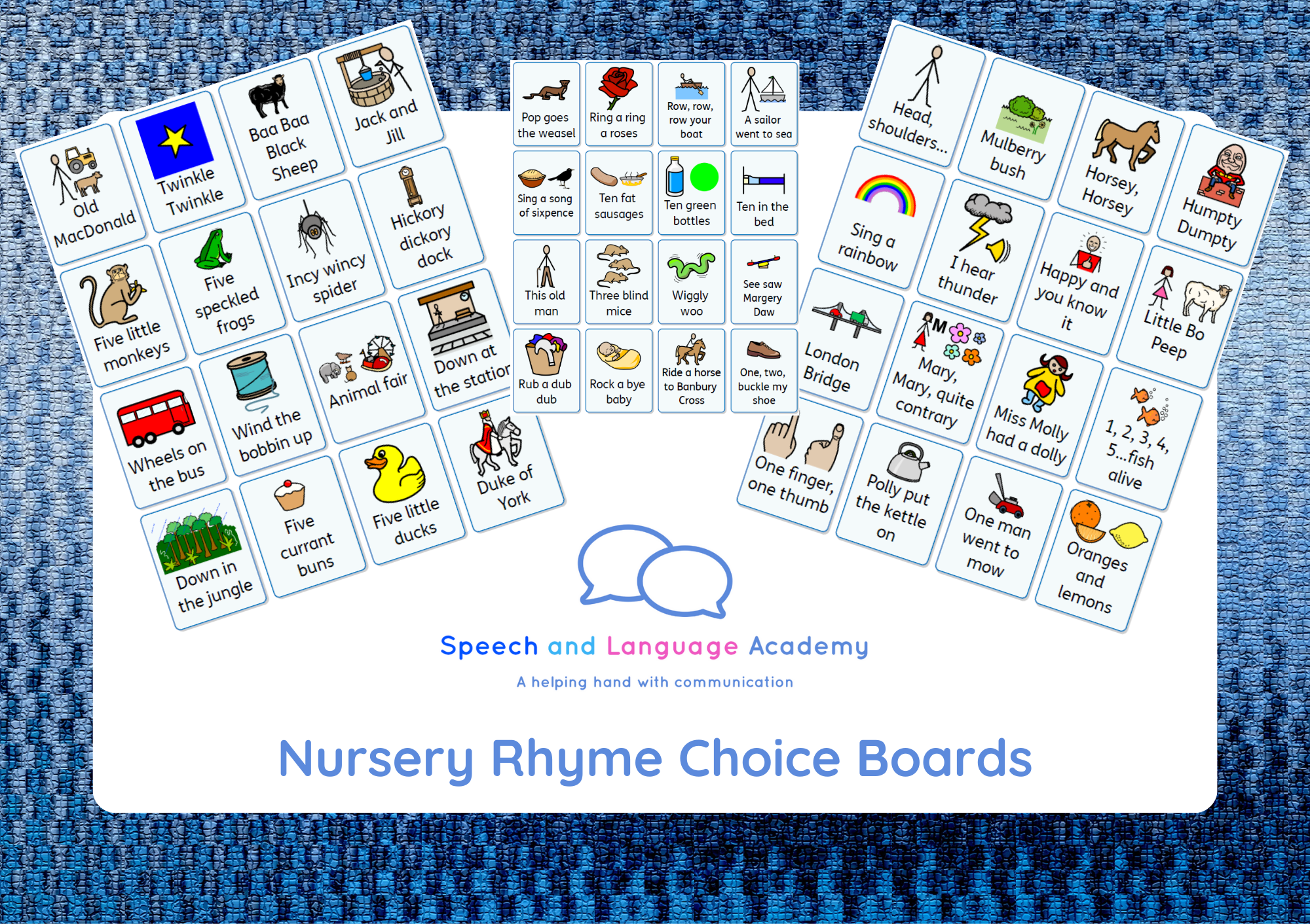 Nursery Rhymes - Choice Board