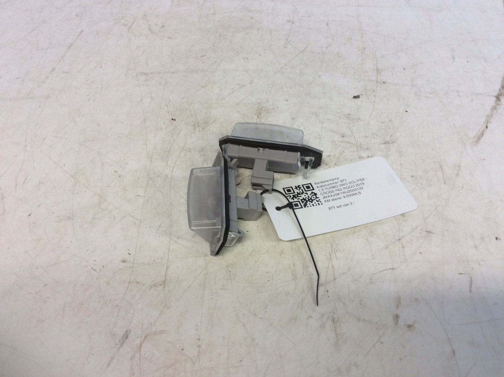 Kentekenlamp set Mitsubishi Eclipse Cross 2018 - 8341A009 | Eric de Kort NL