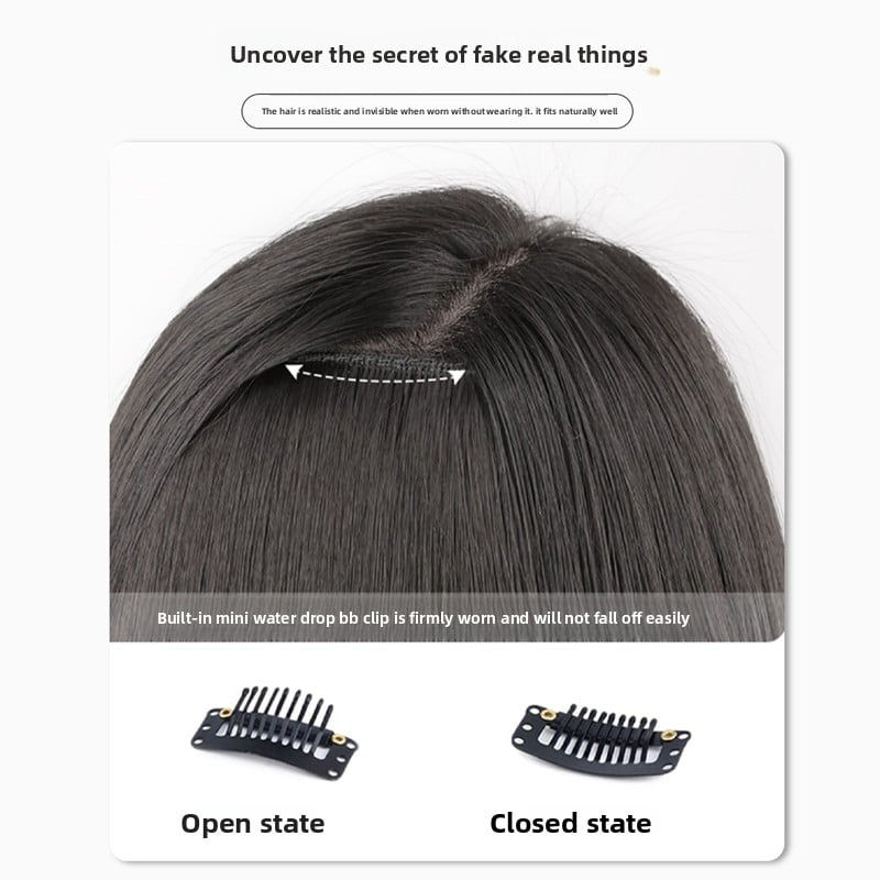 Thumbnail: 3-Piece Seamless Invisible Long Curly Hair Extensions for Women