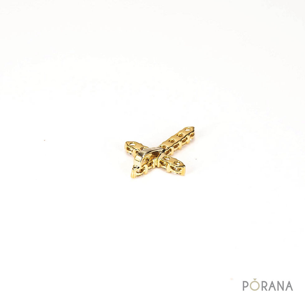 縮圖：Petite Cross Diamond Pendant