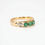 縮圖：Vintage Emerald and Diamond Ring in 18K Yellow Gold
