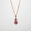 Thumbnail: Vintage Ruby and Diamond Pendant in 18K Yellow Gold