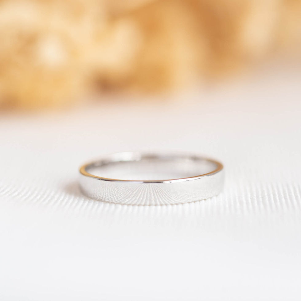 縮圖：Classic Flat Wedding Band, 3mm