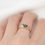 Thumbnail: Vintage Blue Sapphire and Diamond Ring in 18K Yellow Gold