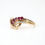 Thumbnail: Heart Ruby and Diamond Ring in 18K Yellow Gold