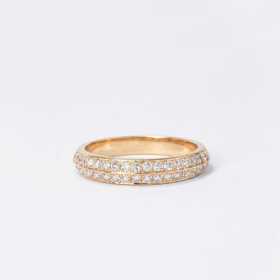 縮圖：Knife-Edge Round Diamond Ring
