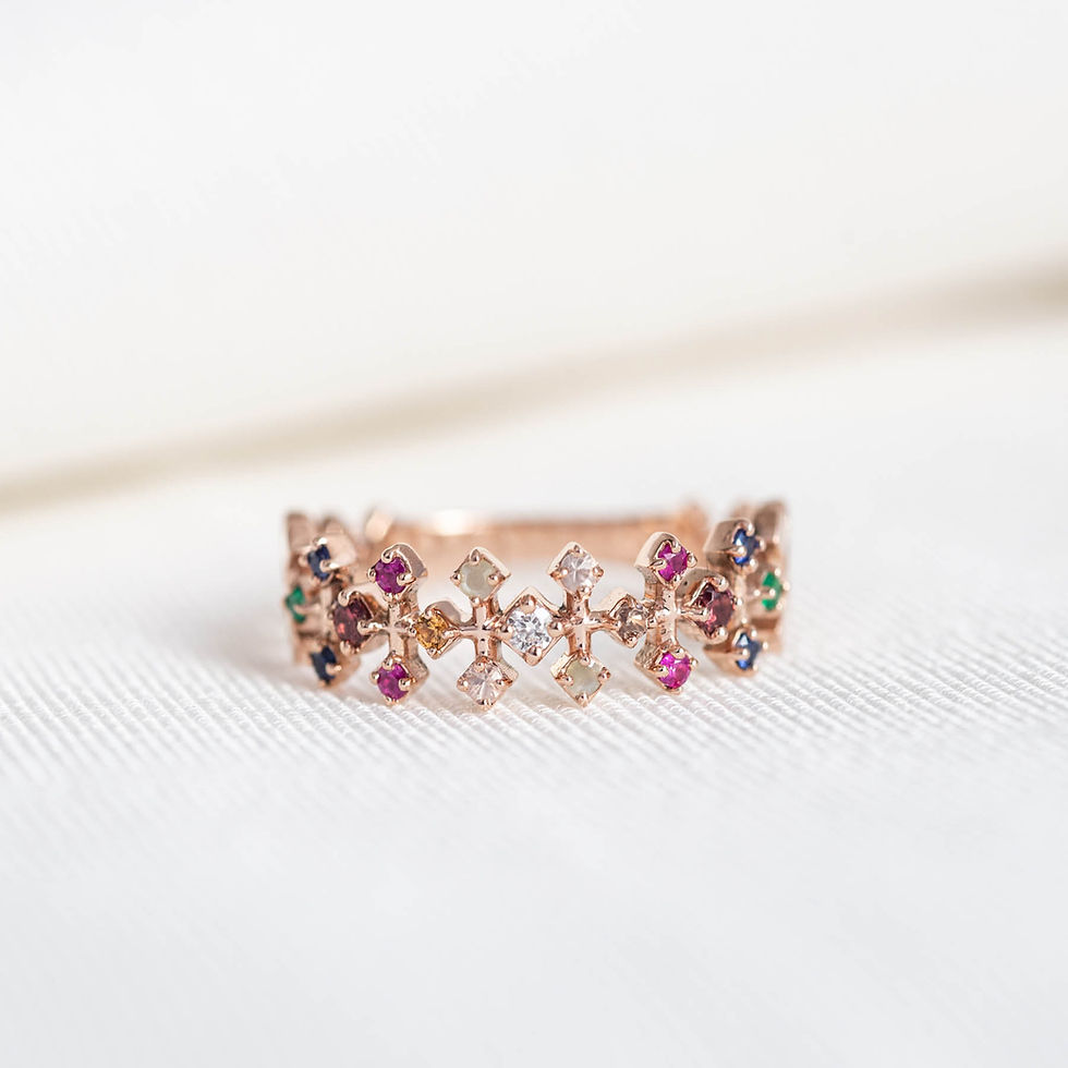 Thumbnail: The Pa Sinh Navaratna Gemstone Ring