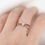 縮圖：Vintage Ruby and Diamond band ring in 18K Yellow Gold