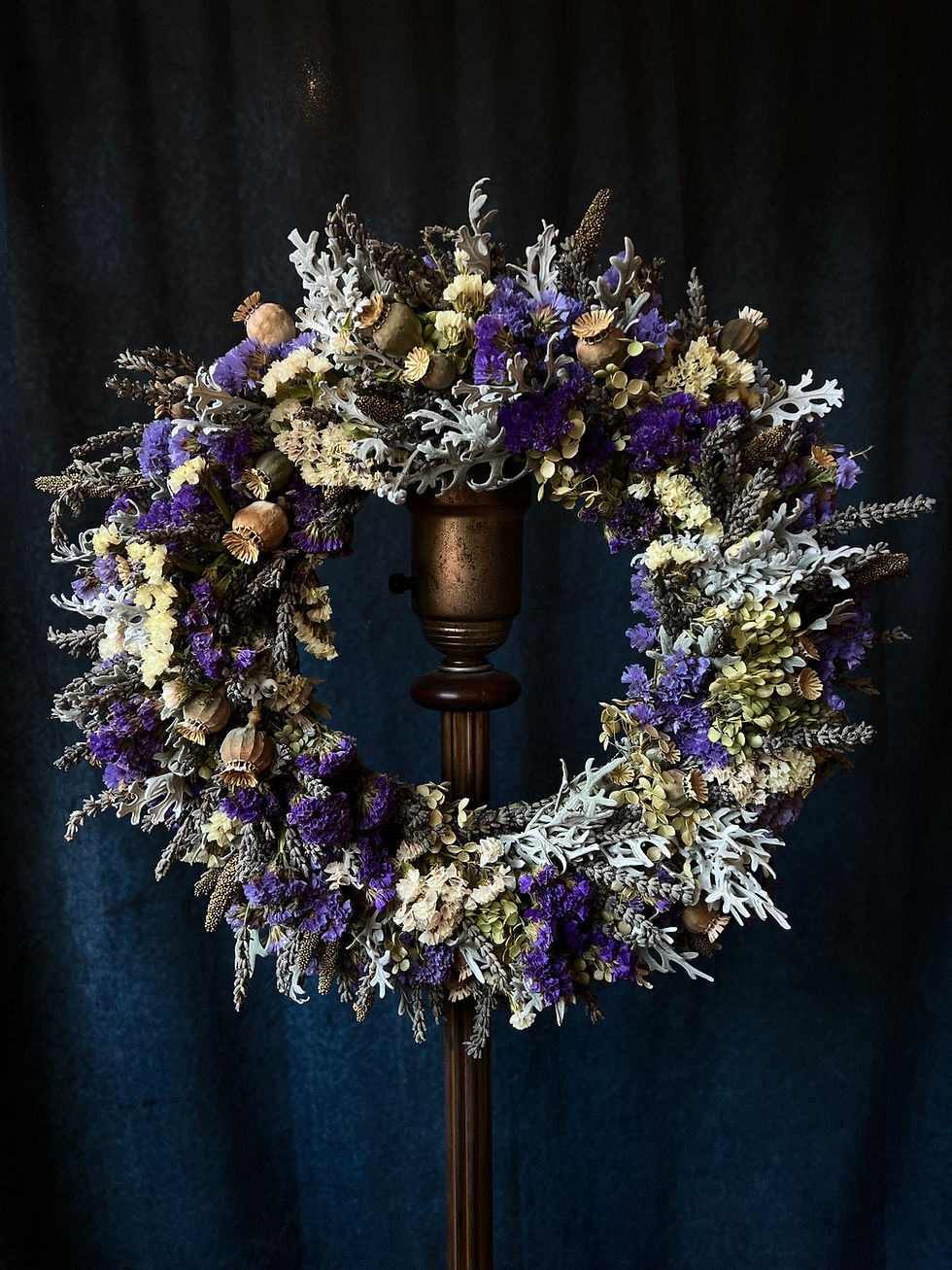 Thumbnail: Made to Order Full Dried Flower Wreath
