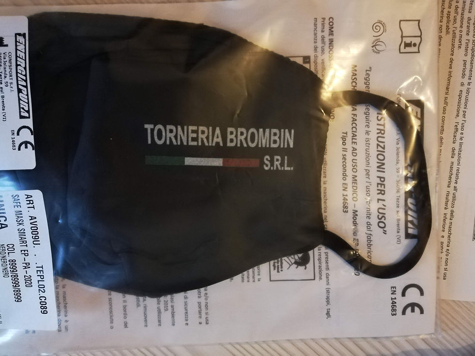 MARCHIO MASCHERA CHRURGICA LAVABILE: TORNERIA BROMBIN S.R.L.