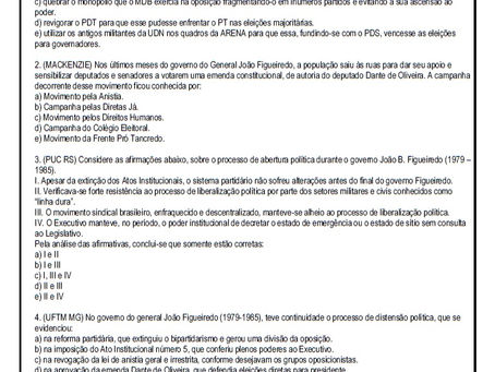 27/10 - 9º ANO/AULA: JOÃO FIGUEIREDO E PLANTÃO DE DÚVIDAS - PROF. JÚNIOR