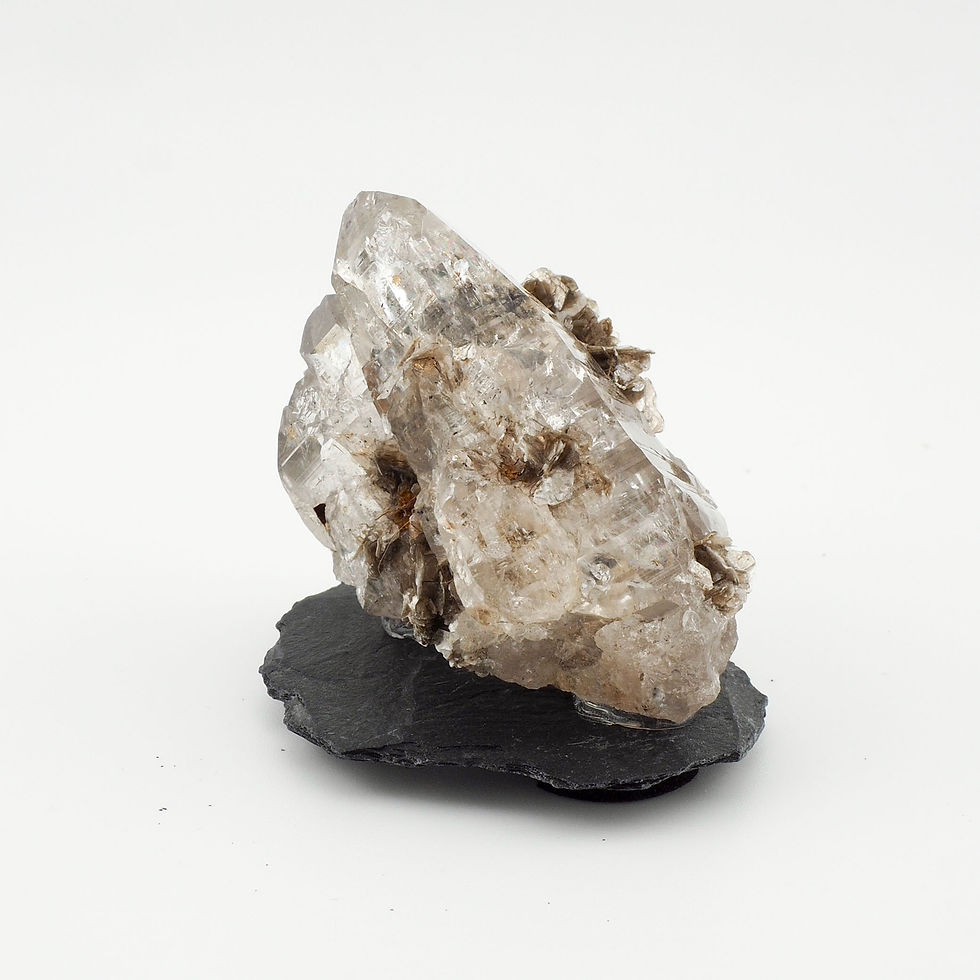 Miniaturbild: Bergkristall-Stufe Muskovit Schweiz Geschenkidee
