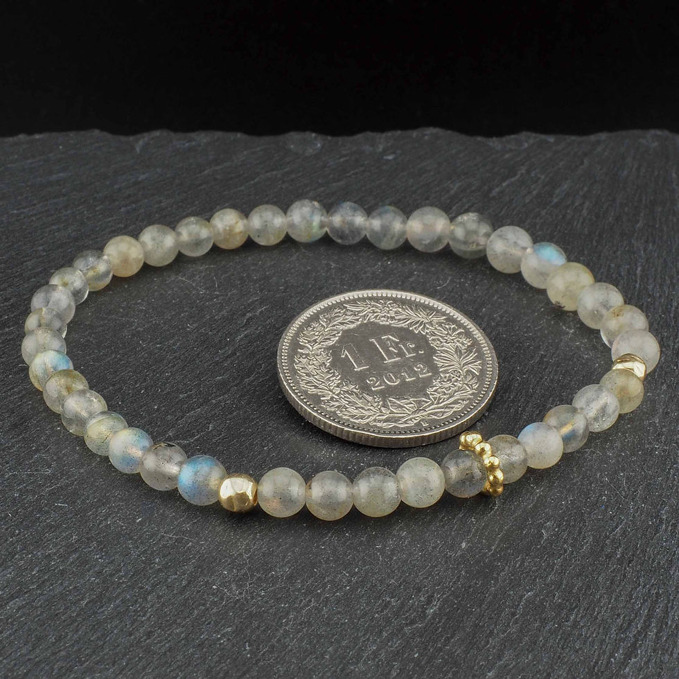 Miniaturbild: Armband aus Labradorit und 925 Silber