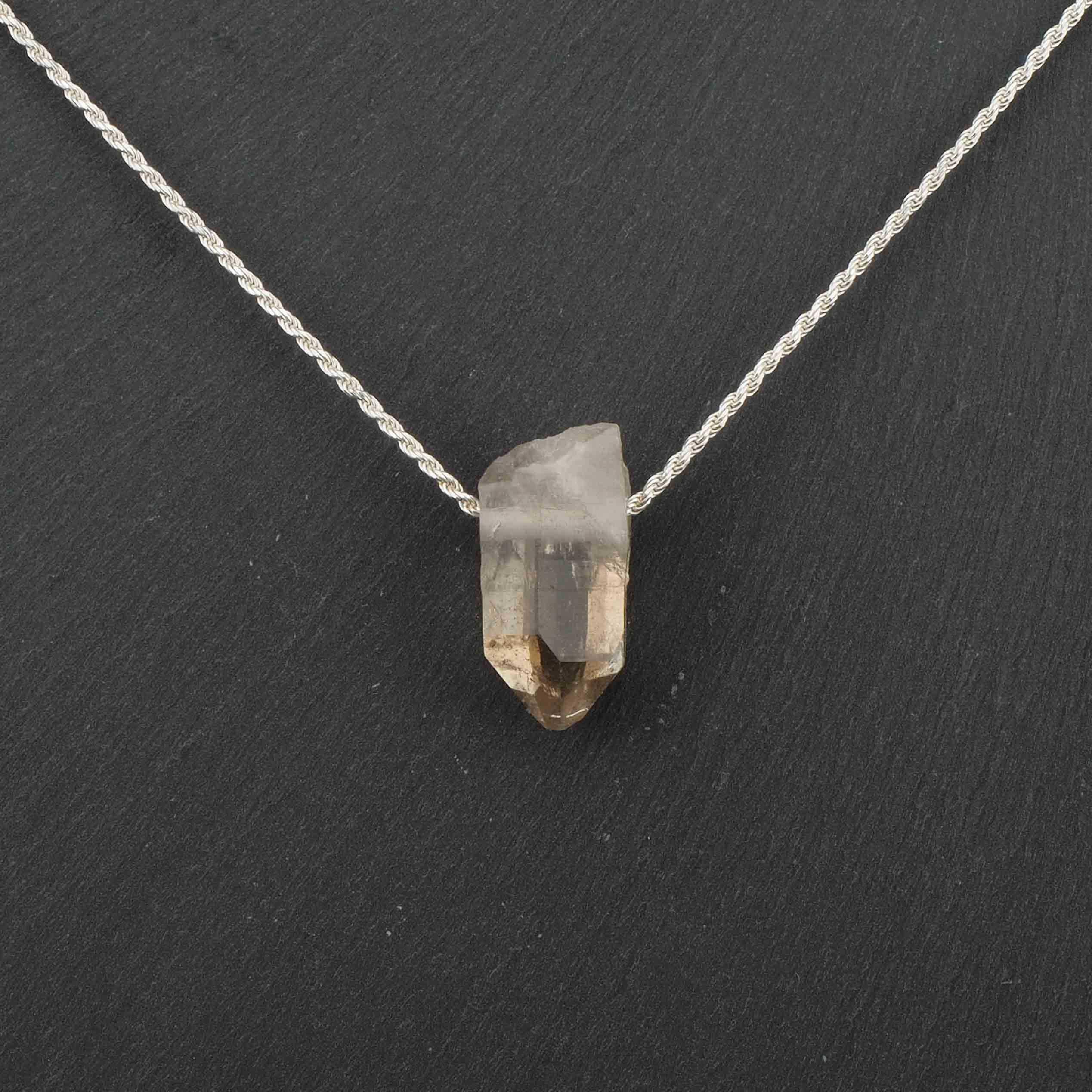 Rauchquarz Spitze Anhänger Schweiz