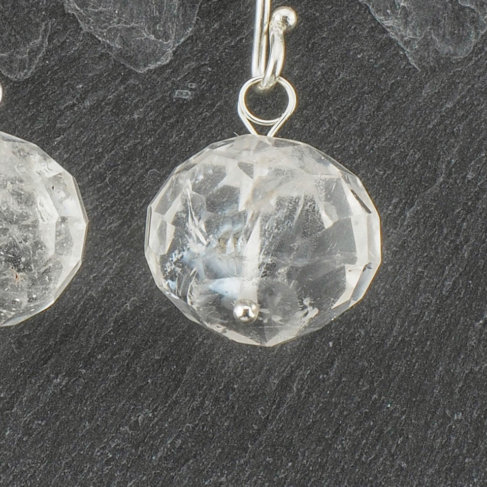 Ohrringe aus Bergkristall