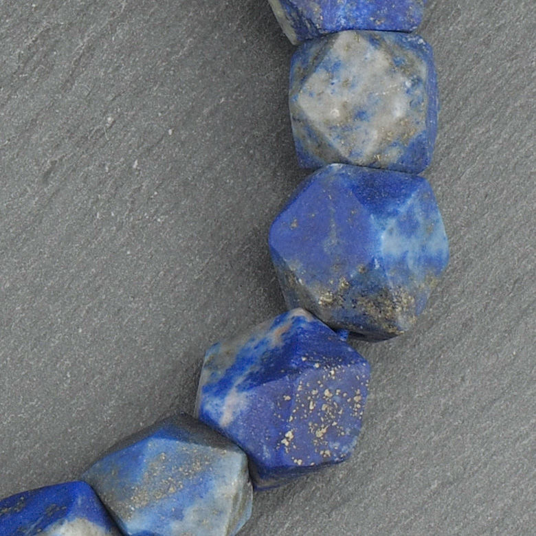 Miniaturbild: Lapislazuli matt  Männer Armband Elastikband Gummiband