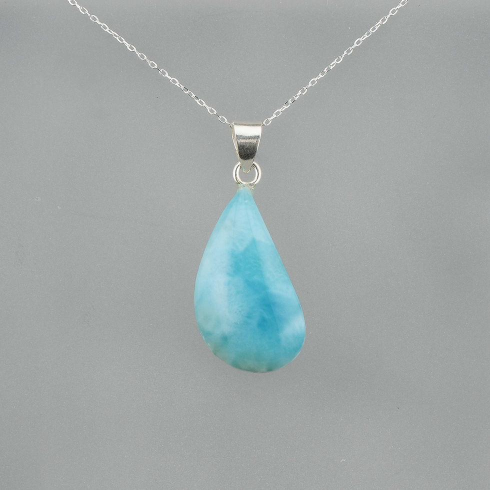 Larimar Anhänger - 925 Silber