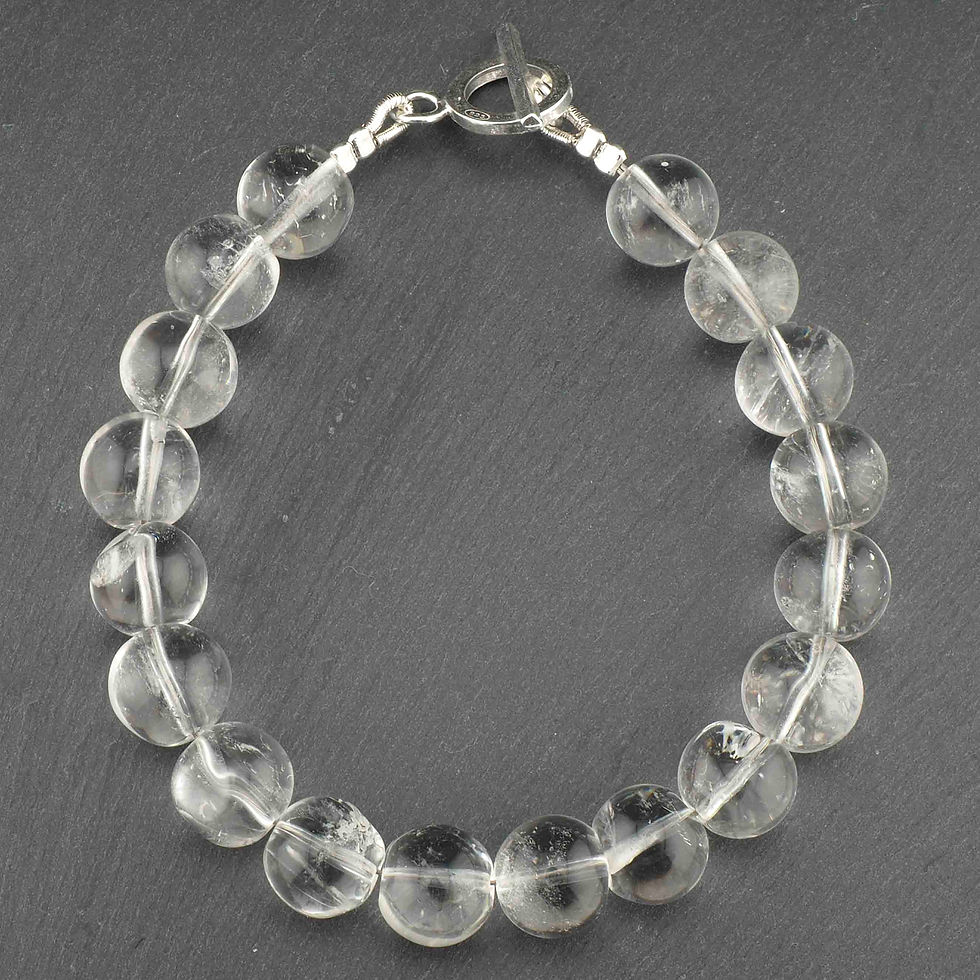 Bergkristall Armband 925 Silber