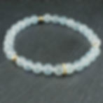 Elegantes Armband aus Aquamarin