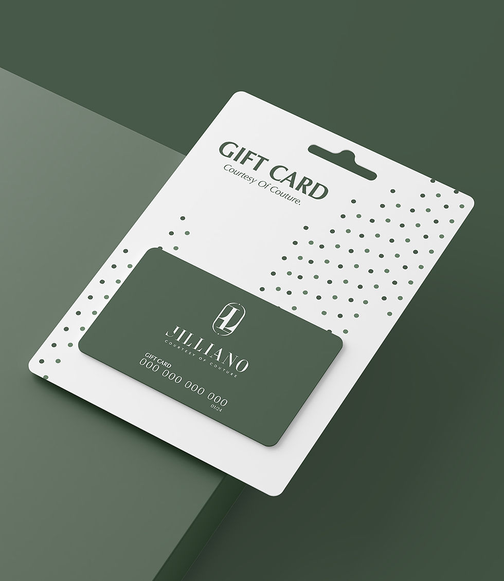 Jilliano Women's Boutique gift card.
