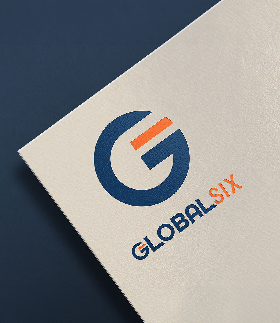Globalsix logo icon letterhead.