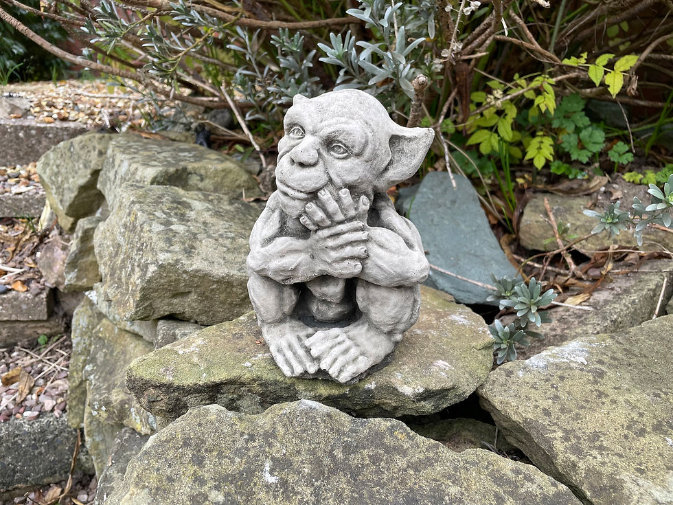 Thumbnail: Stone Garden Ornament - Small Imp (B)