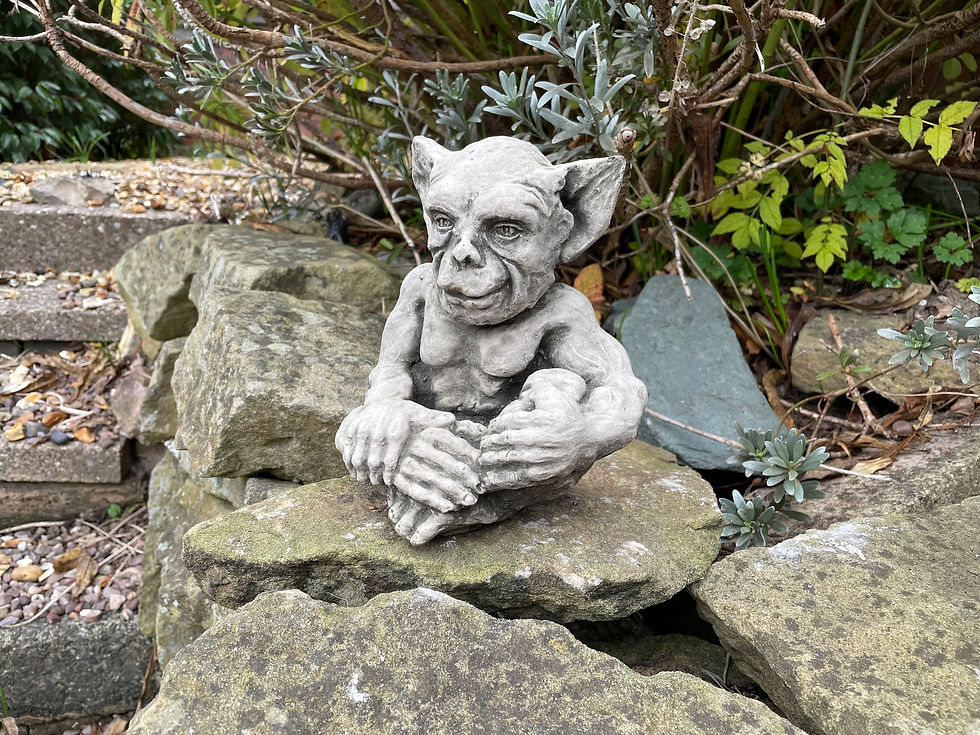 Thumbnail: Stone Garden Ornament - Small Imp (A)