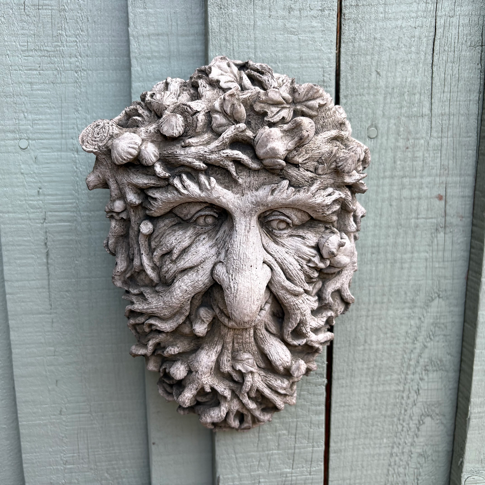 Thumbnail:  Stone Garden Ornament - Old Croakwyn Greenman