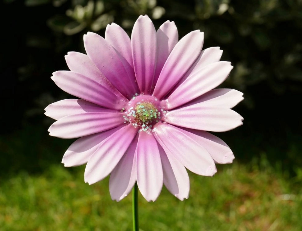 Thumbnail: Metal Flowers - Pack of 6