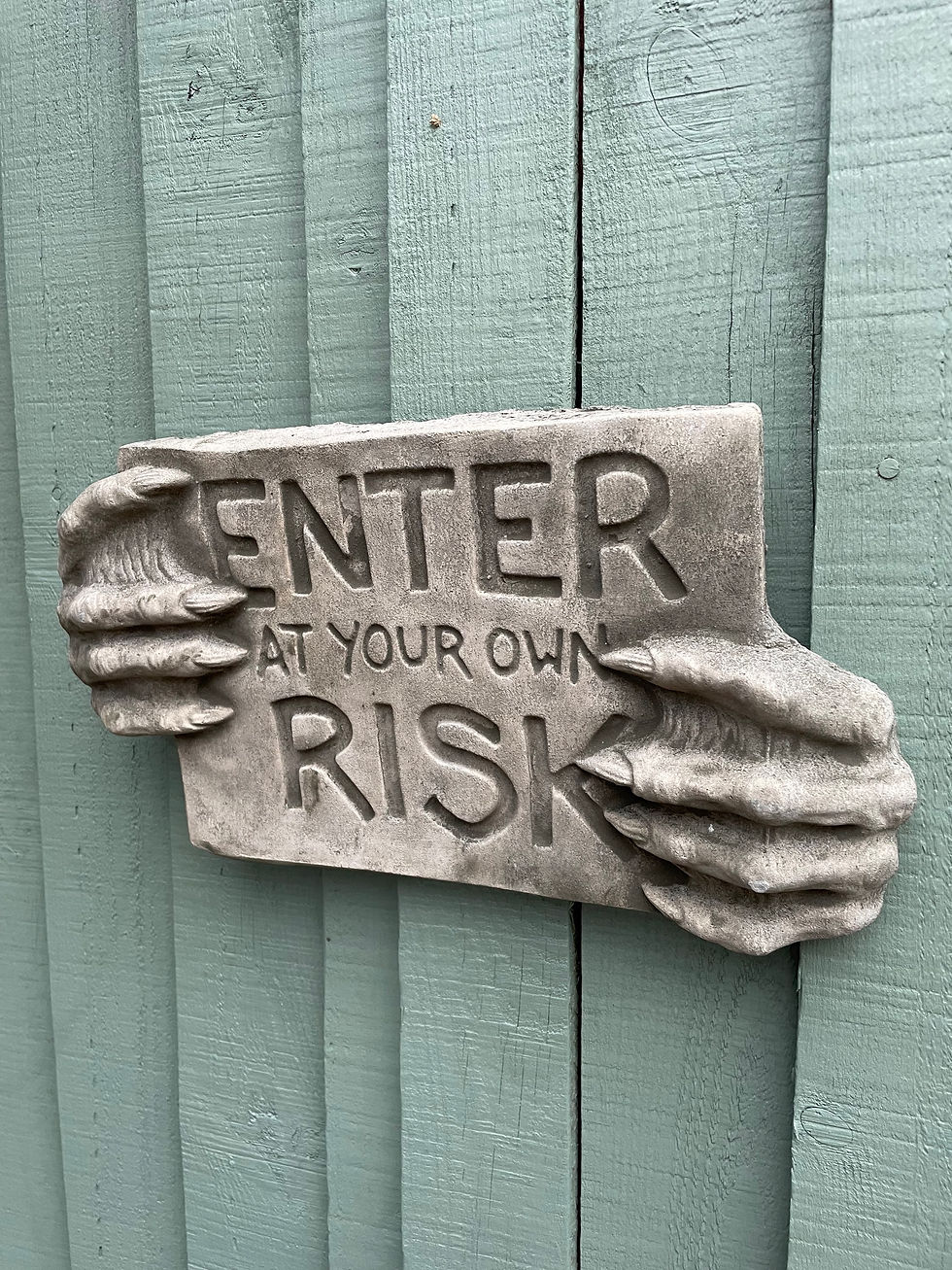 Thumbnail: Stone Garden Ornament - Enter at Own Risk