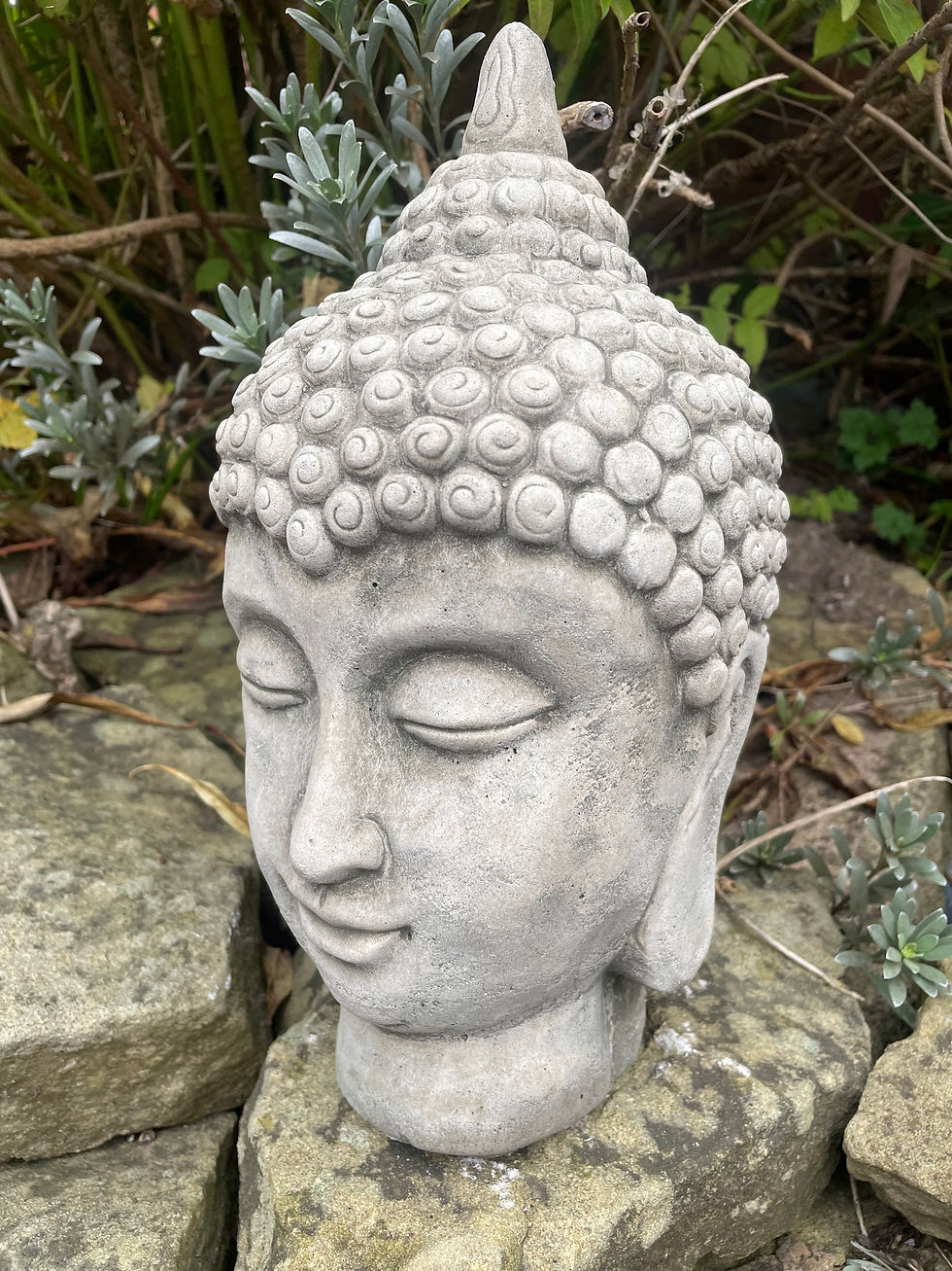 Thumbnail: Stone Garden Ornament - Thai Buddha Head