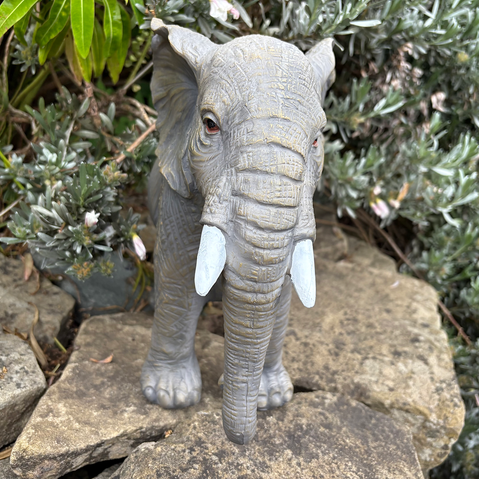 Thumbnail: Classic Elephant – Large Resin Garden Ornament (33cm x 39cm) 