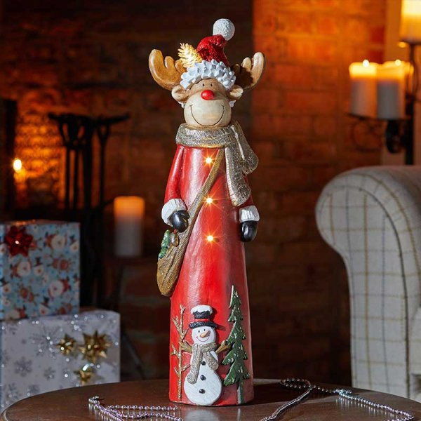 Large Yule Reindeer - Lights Up