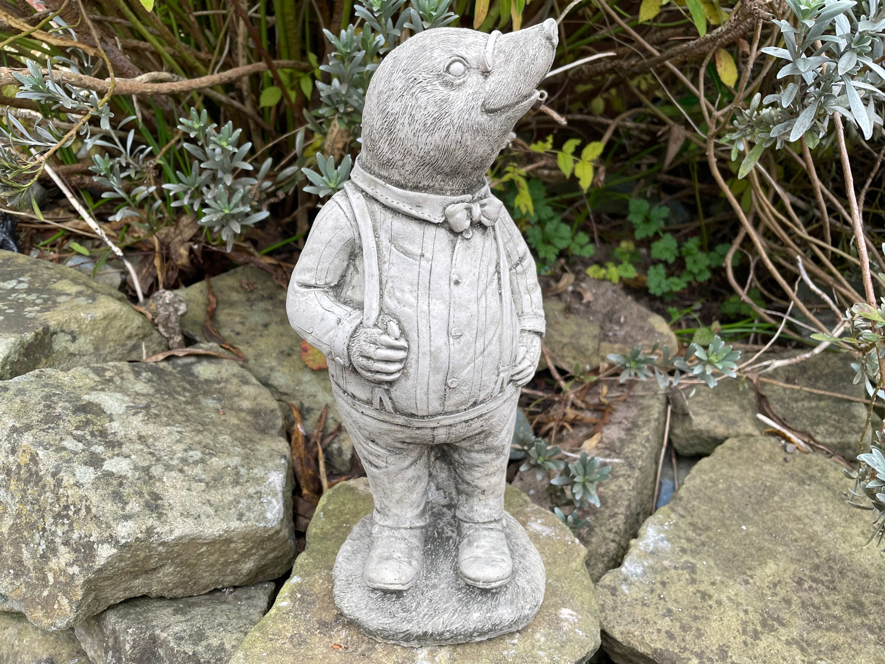 Stone Garden Ornament - Mr Mole