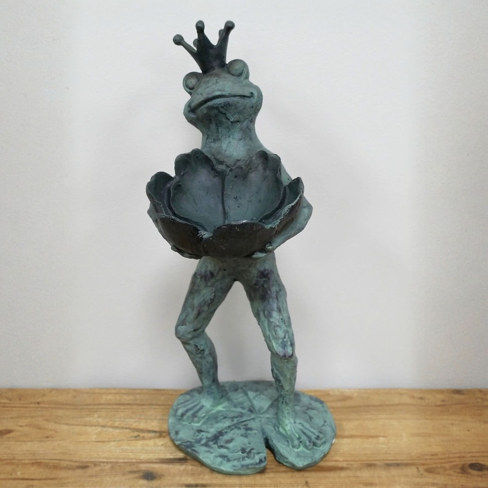 Thumbnail: Standing Frog Birdfeeder