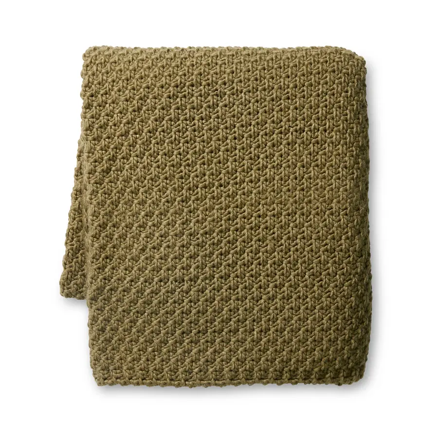 Madras Link Jarrah Olive Throw