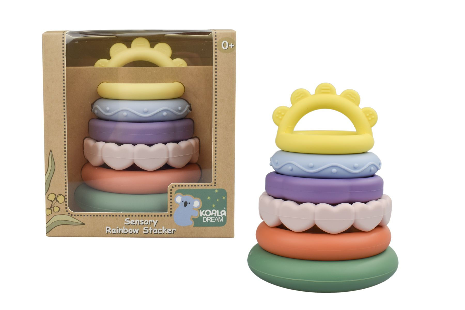 Rainbow Stacking Teether