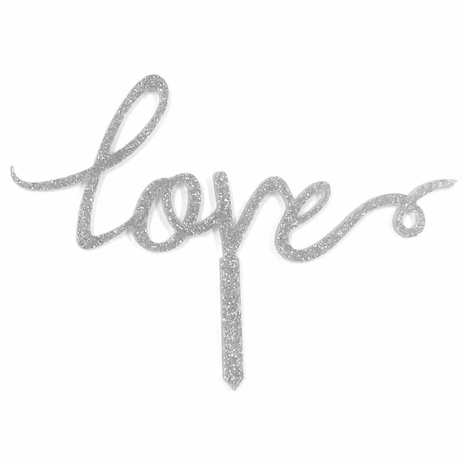 CLEARANCE Cake Topper - Love
