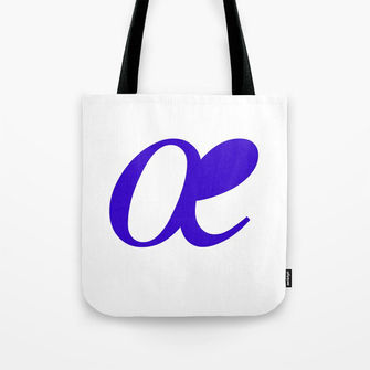 Bag with Heart Letter, white beggraund.