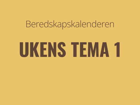 Ukens tema: Bruk stemmen din!