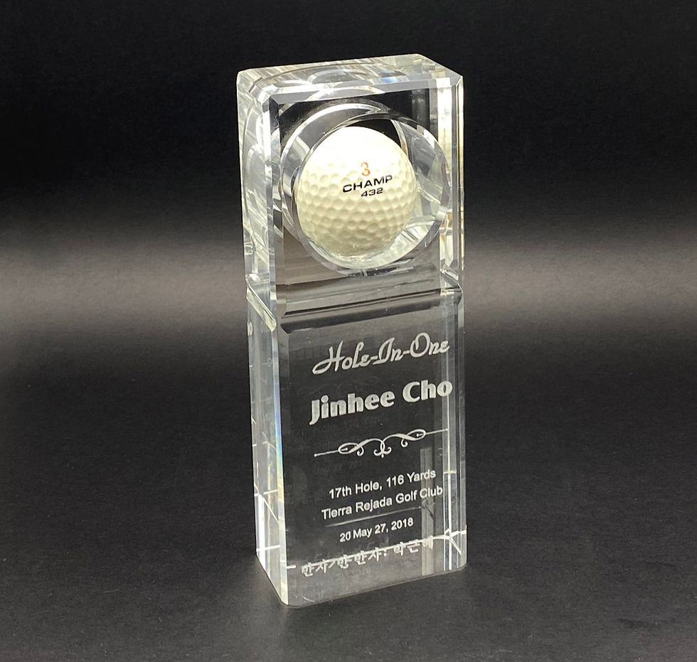 Thumbnail: CG104  Crystal Hole In One trophy