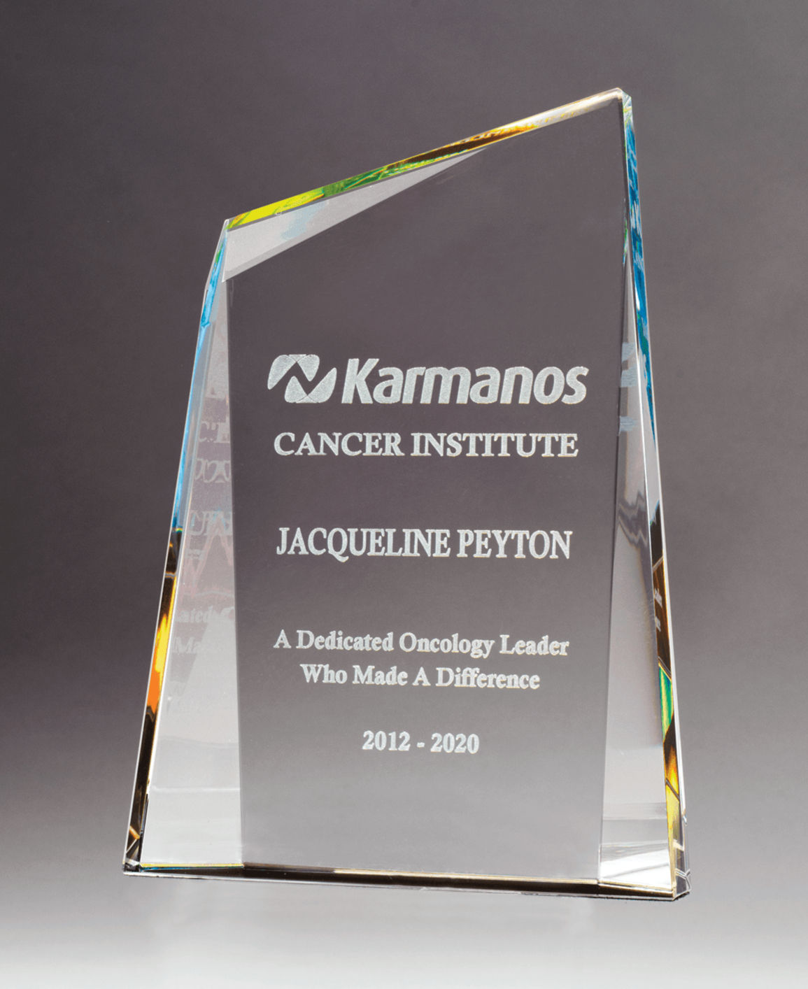 JK9274 Prism Peak Crystal Award