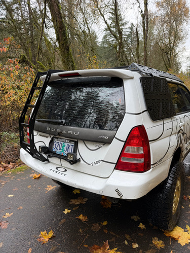 03-08 Subaru Forester (Aluminum) rear ladder | NashFabCo