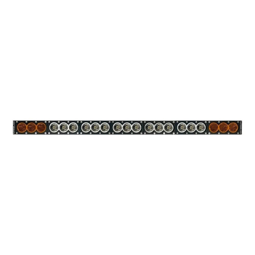 Thumbnail: 38" X6 Amber/White 210W Combo Beam LED Light Bar & Harness Kit