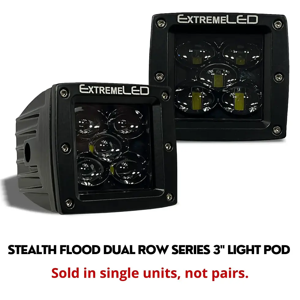 Thumbnail: Stealth Spot and Flood Dual Row Series 3" Light Pod (All Options)